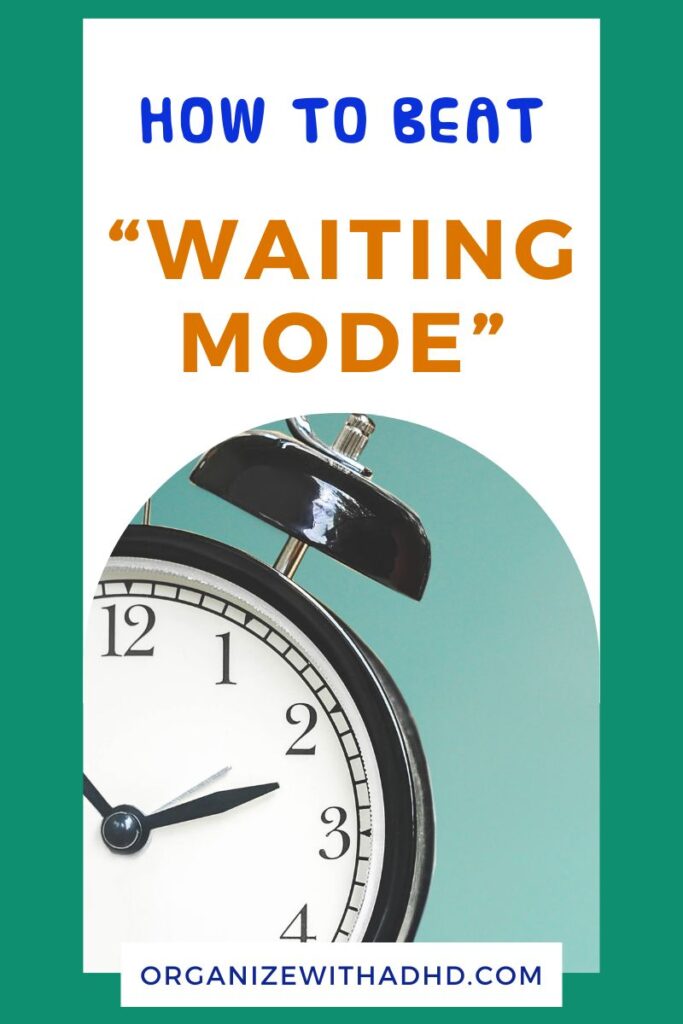 An alarm clock. Text says "How to beat Waiting Mode"
