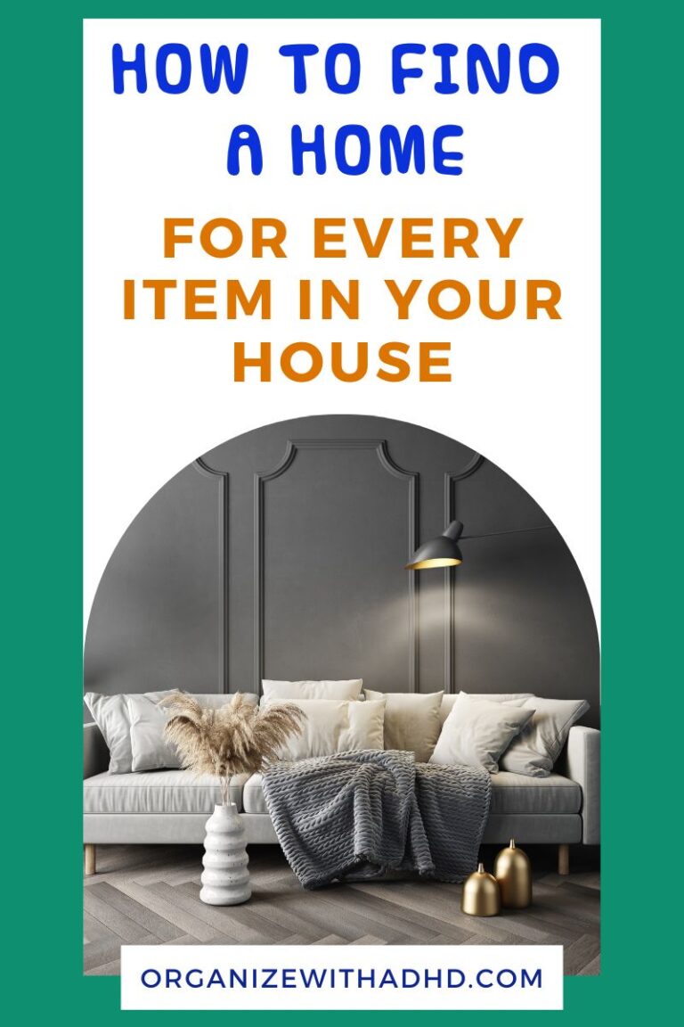 How to Find a “Home” for Every Item