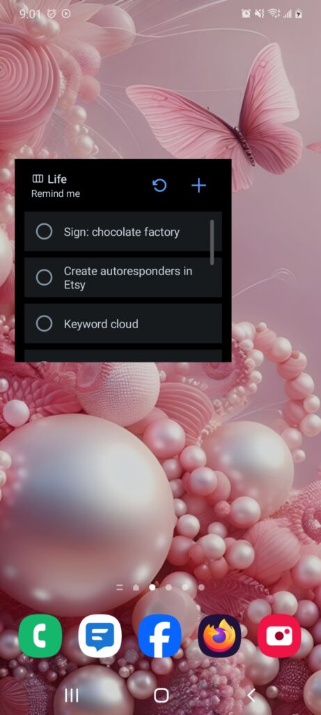 A phone screenshot of a homepage, with a Trello widget